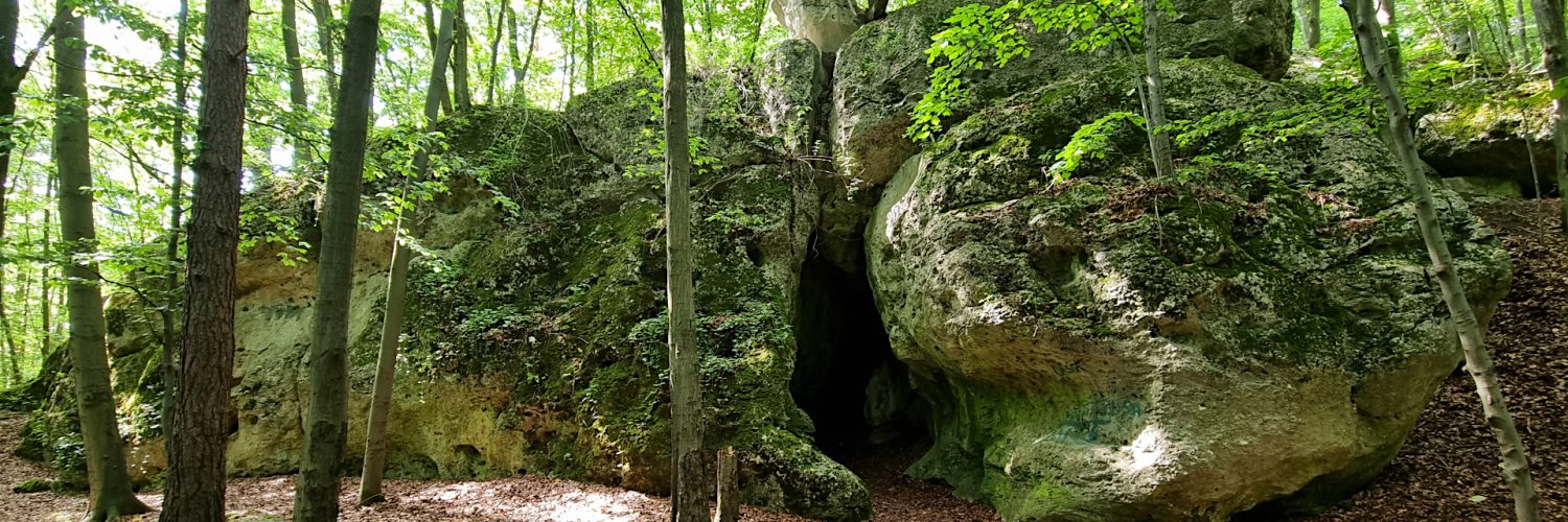 Jura Krakowsko-Częstochowska - Jaskinia w Dziadowej Skale